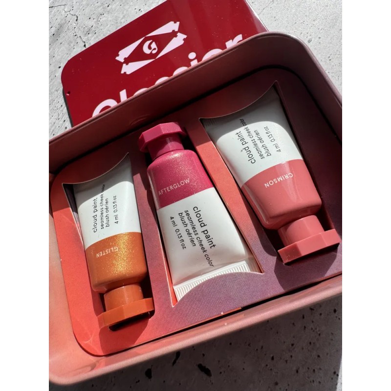 Rubor Líquido Glossier Cloud Paint 3 Tonos Hipoalergénico Natural Vegano