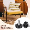 Lasnten 36 Pcs M6 Thread Adjustable Furniture Levelers Screw in
