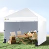 CROWN SHADES 8x8 Canopy Sidewalls (4pck) - Replacement Walls for