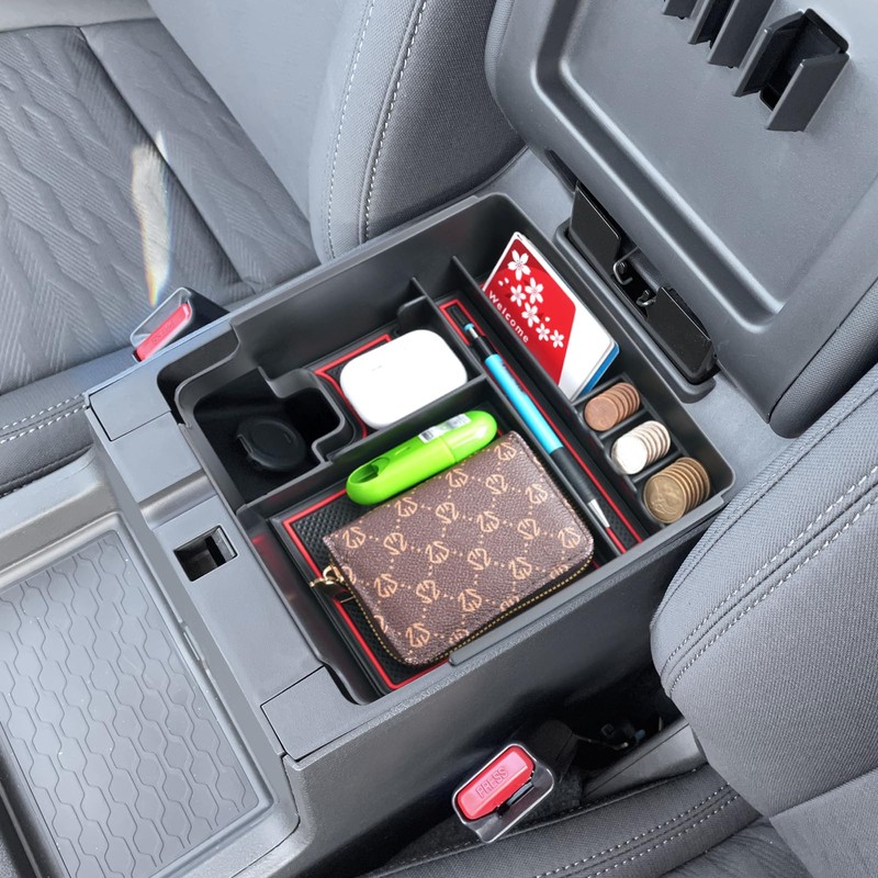 Coleya 2022-2024 2025 Frontier Center Console Organizer for Nissan Frontier