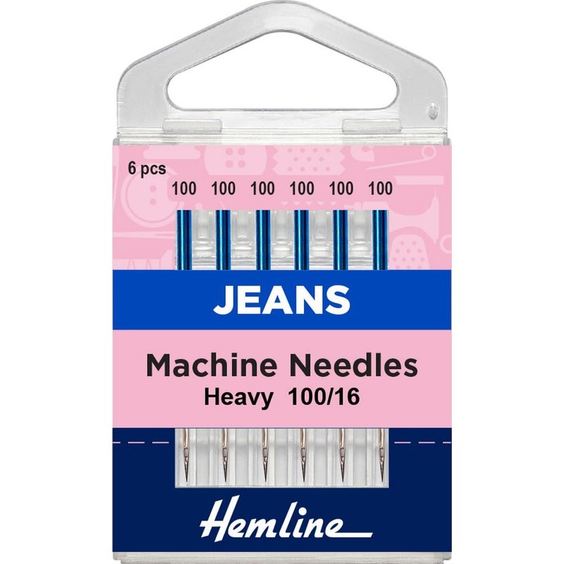2x6 Hemline Machine Needles: Jeans - Heavy(100/16) – Bundled by