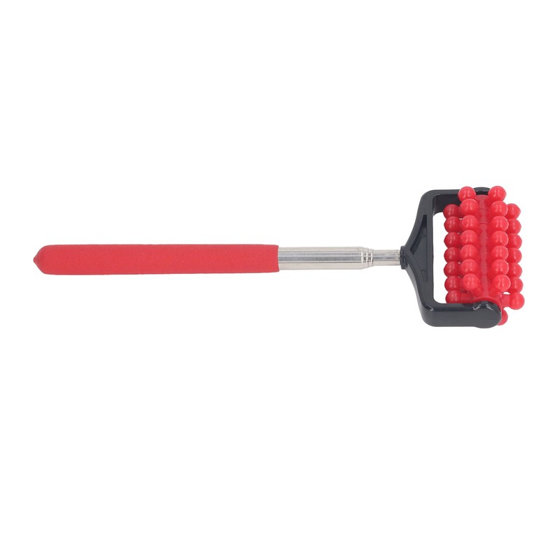 2pcs Telescopic Back Massage Roller Stainless Steel Rolling Back Massager