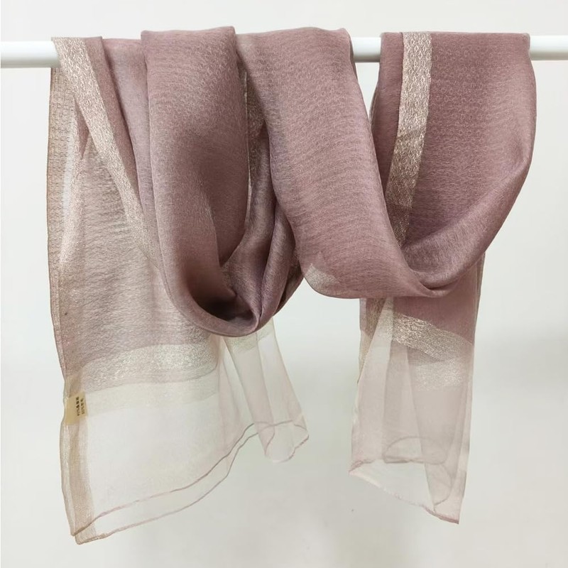 JL Elegant Scarf, Large, UV Blocking Scarf, Thin, Protects Against