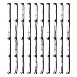 9 in Foam Closure Strips for Metal Corrugated Roofing Panels -3' Long Inside 10Pcs