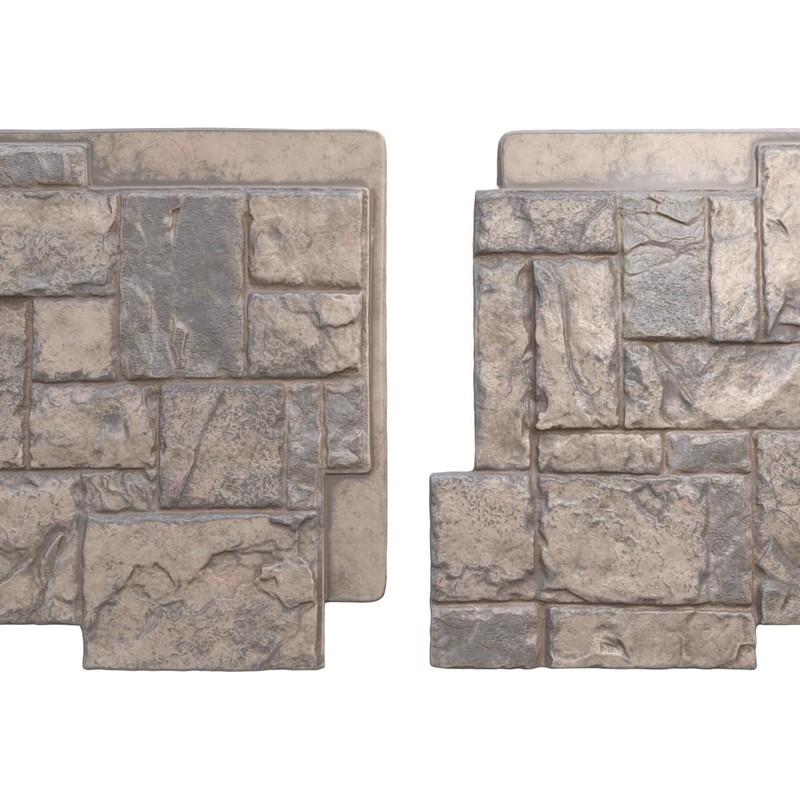 EverStone Castle Rock Faux Stone Panel, 49"W x 24 1/2"H