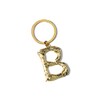ARFUKA Keyring with Letter B Stainless Steel Car Key Fob