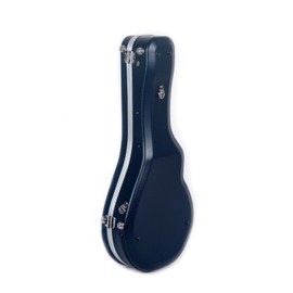 Crossrock CRA860MFBL F-style Mandolin Case with Backpack Straps, ABS Molded Hardshell in Blue