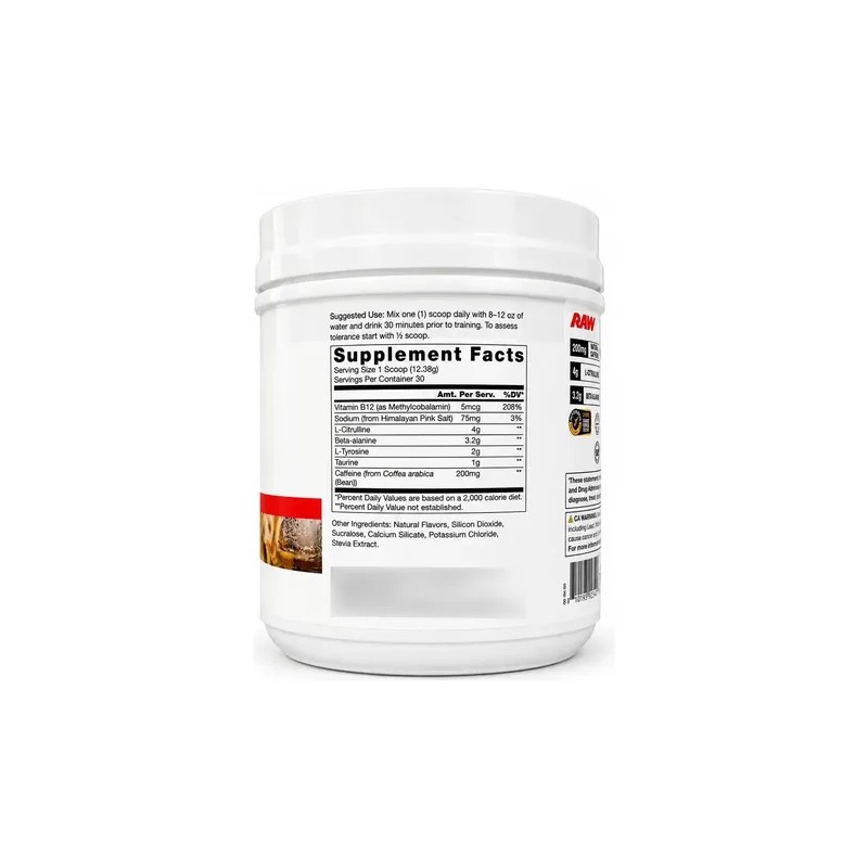 Cbum Essential Raw Nutrition 30 Servicios Cafe Mocha