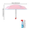 Tizee Mini Foldable UV-Resistant Umbrella with Boot-Shaped Handle - Compact,
