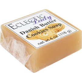 Eclectic Lady Danish Butter Cookies Glycerin Soap, 4 oz Bar