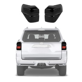 JeCar Smoked Tail Light Covers Brake Light Rear Lamp Trim Guards Exterior Accessories Compatible with Toyota 4Runner 2010-2013