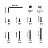 256 Pcs M5 Screws Set, Nuts and Bolts Assortment Kit,