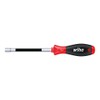 Wiha SoftFinish 341SF Hexagonal Socket Spanner Screwdriver with Flexible Shaft,