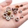 30 Pieces Tibetan Style Metal Beads Dreadlock Beads Large Hole