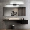 PRESDE Black Bathroom Light Fixtures Over Mirror 32inch LED Vanity