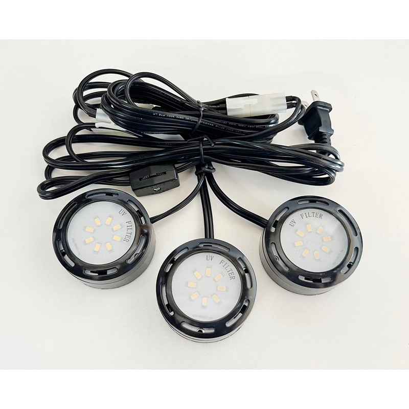 Under Counter Puck Light 120V 4W LED Plug-in (Set of