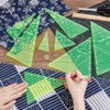 UNICRAFTALE 8 Pcs Triangle Quilting Template Triangle Rulers for Quilting