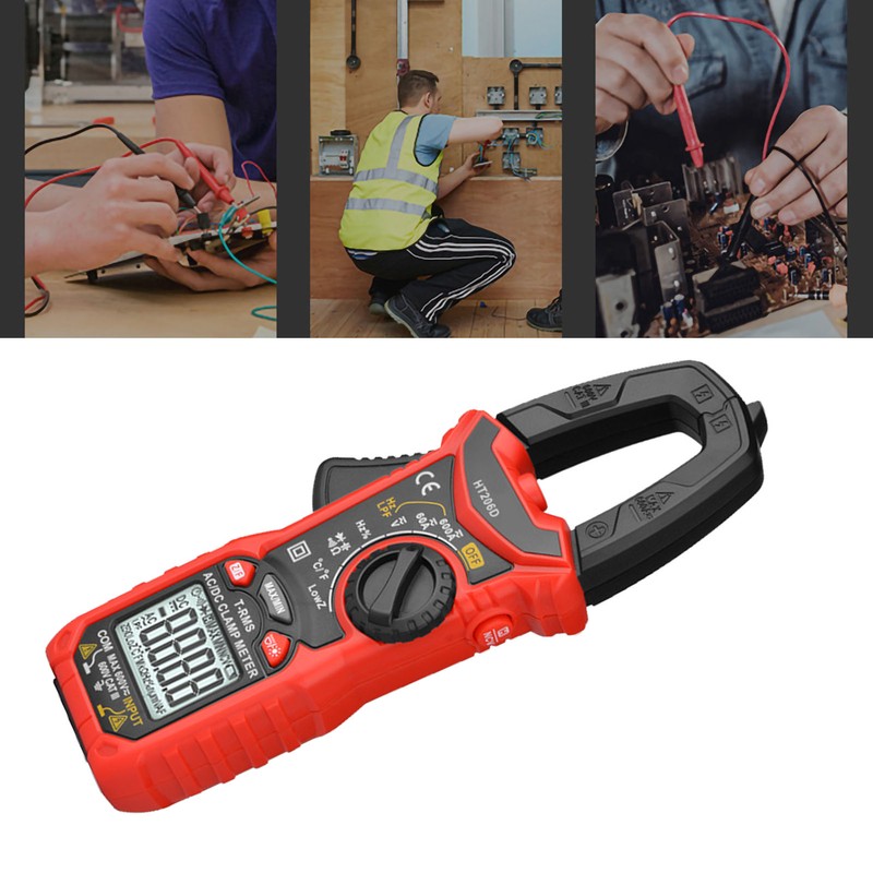AC Current Digital Clamp Multimeter Clamp Current Voltage Tester Temperature