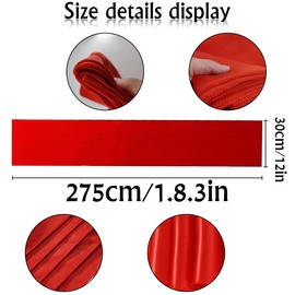 Bimkole 4 Pack Satin Table Runner Bright Silk and Smooth Fabric for Family Dinner, Wedding, Thanksgiving, Birthday, Christmas Party Decorations (Red, 12 x 108 inch)