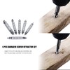 Damaged Screw Extractor Set, HSS4341 Bolt Extractor Stud Screw Remover