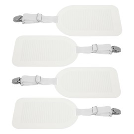 Tcwhniev 4 Pcs Bed Sheet Holders With Pressure Plate, Adjustable Length Bed Sheet Straps, Easy to Install Bed Sheet Clips, Suspenders for Mattress Covers Sofa Cushion