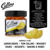 Collins Candied Lemon Slices in Syrup, Candied Fruit Slices Cocktail