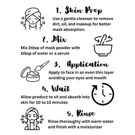 Seoul Naturals Seoul Naturals Zeolite Clay Face Mask Powder, 100% Natural Ingredients, k beauty, 3fl oz