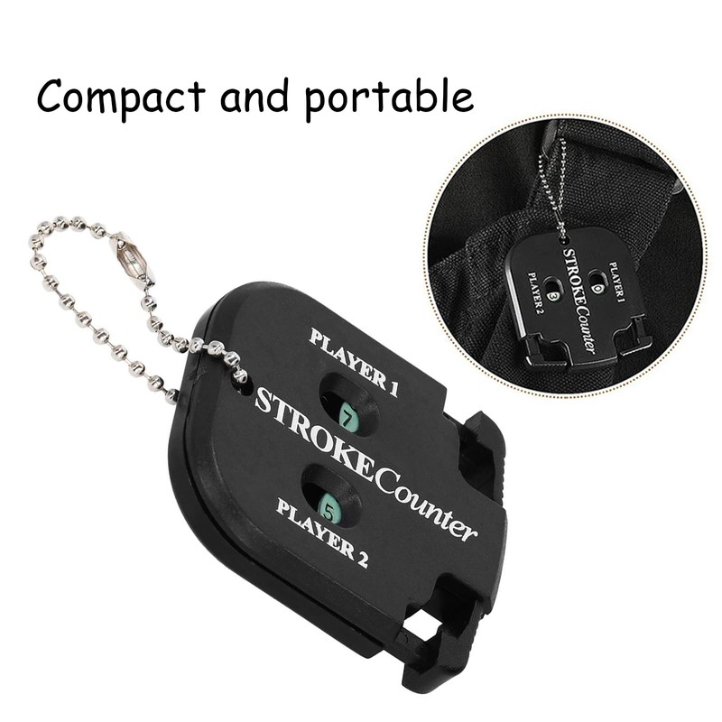 JOLINTAL Golf Stroke Counter, Golf Score Counter, Portable Golf Counter