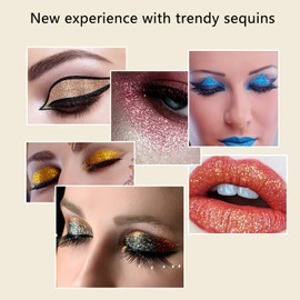 9 Colours Eyeshadow, Glitter Eyeshadow Palette, Shimmer Ultra Pigmented, Shining Eyeshadow Pearlescent Make-Up, Highly Pigmented Shimmer, Matte Glitter, Makeup Palette, Durable, Waterproof (02)