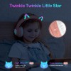 LOBKIN Kids' Headphones Cat Ears Design Foldable Over-Ear for V5.4