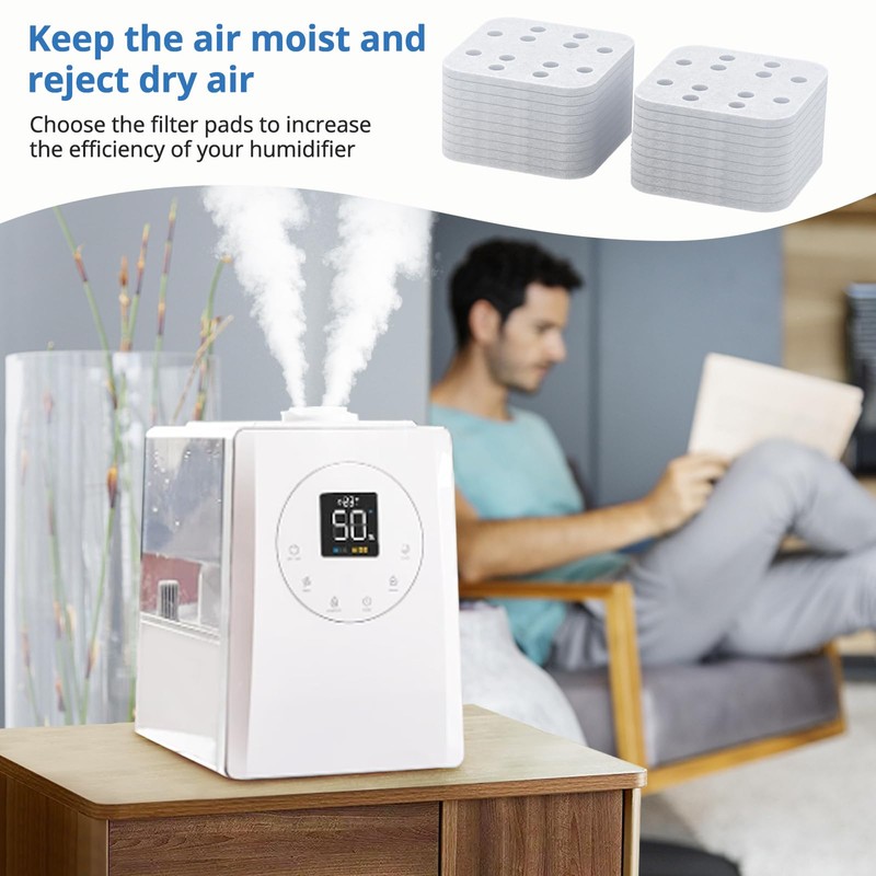 ShufudeJa Humidifier Mineral Absorption Pad 20 Pack, Replacement Filter Compatible