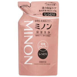 MINON(ミノン) 全身シャンプー しっとりタイプ 詰替用 【医薬部外品】 380ミリリットル (x 1)