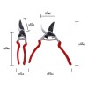 Zenport QZ413 Pruner, Extra Long Handle, 2 Inch Carbon Steel