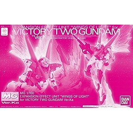BANDAI MG 1/100 V2 Gundam Ver.Ka Expansion Effect Unit "Wings of Light" Plastic Model (Hobby Online Shop Exclusive)