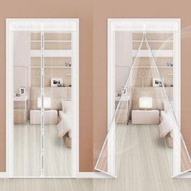 Extra Large Thick PVC Windproof Vinyl Curtain for Entrance Doors Wind Blocker