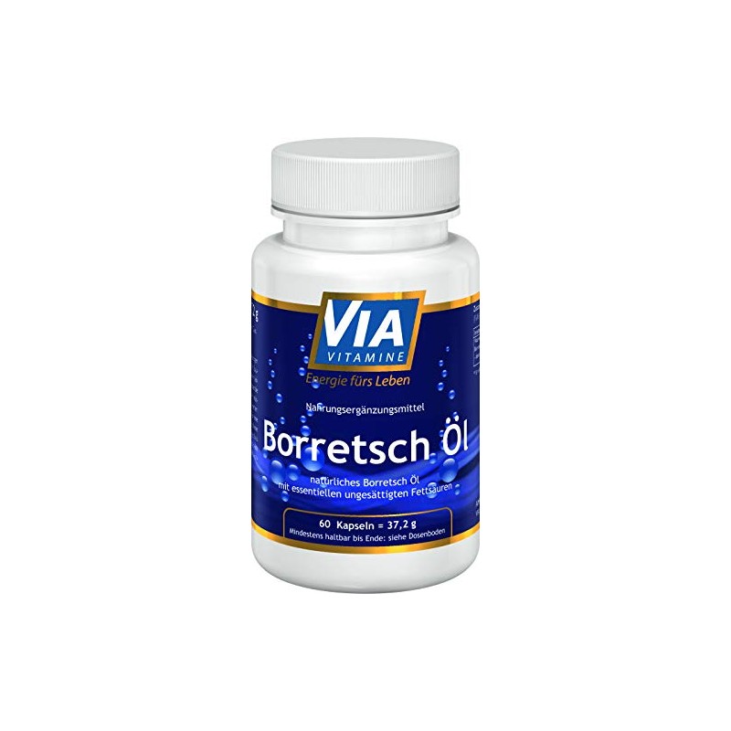 Borage Oil 500 mg 60 Capsules