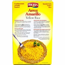 Iberia Spanish Style Seasoned Yellow Rice, 8 Ounce (Pack of 12)