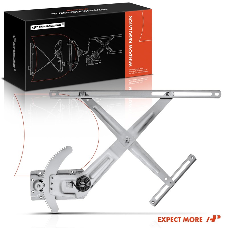 A-Premium Manual Window Regulator Compatible with Dodge Ram 50 1987-1993