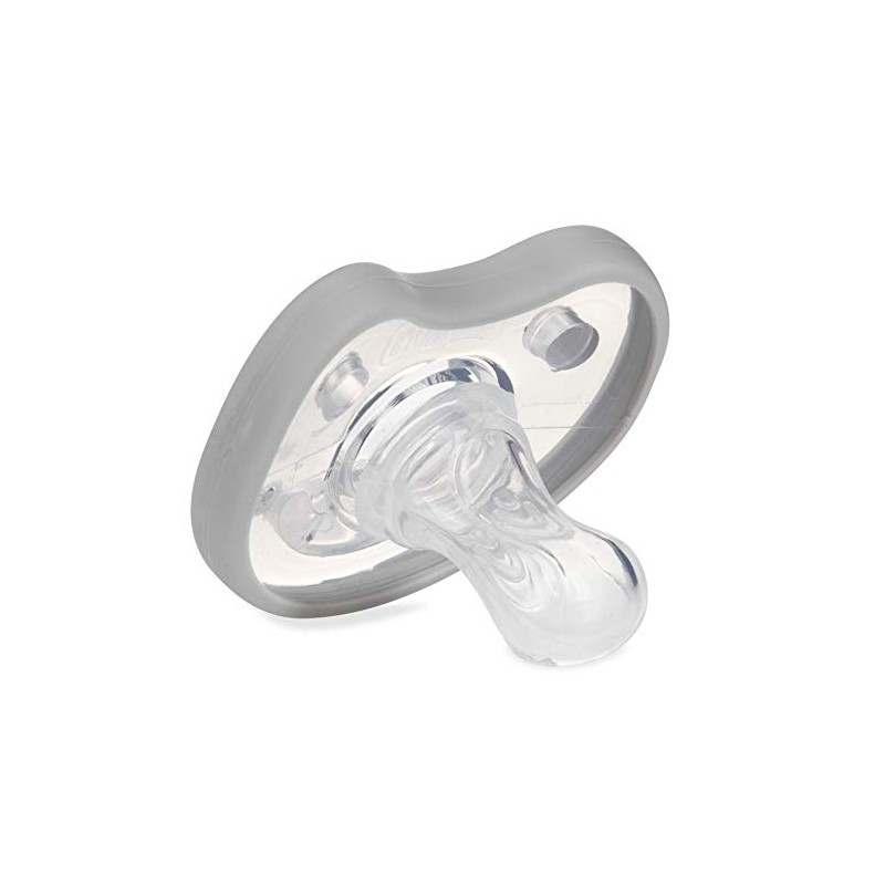Dr. Talbot's Soft-Flex - Chupetes de ortodoncia 0-6 meses, azul/gris,