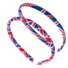 Basic Sense Union Jack Skinny Headbands, UK Flag Hair bands,