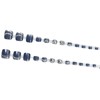 SEMTIM F-034 Nail Tips, 24 Sheets, Thumb False Nails, Foot