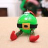 Fassory 3 Pcs 8cm Santa & Elves Christmas Baubles, Hanging