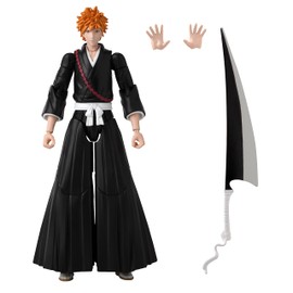 Anime Heroes Bleach Figures Kurosaki Ichigo Action Figure Articulated Anime Figure With Swappable Arms And Faces Bandai Bleach Action Figures, 17 cm