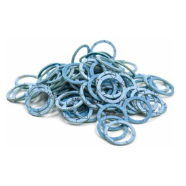 KINETICS LINE Flat Seal 1 Inch Normal (30 x 24 x 2 mm) Pack of 100 Gaskets for Gas Systems, Air Conditioning, Solar, Sanitary, Reinforced with Kevlar® Aramid Fibre (up to 350 °C)