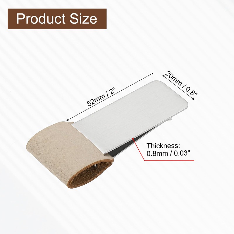 PATIKIL Notebook Pen Loop for Notebook Journal Planner, Stainless Steel