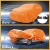 Partuto Car Cover Waterproof All Weather Automotive Outdoor Anti-UV Full