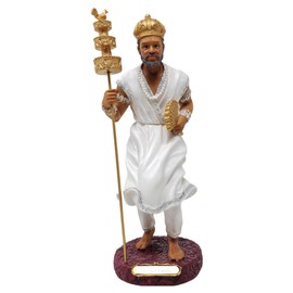 Generic El Orisha Mayor Obatal Yoruba Religion 12" Resin Orisha Obatala Statue