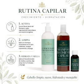 Shampoo Crecimiento Con Boost Y Acondicionador Apigreen