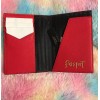 Victoria's Secret Victoria Secret Red gold studded Black Passport Cover