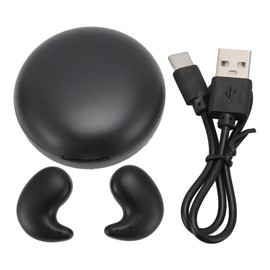 Wireless Earbud BT Earbud 5.3 Miniature Sleep Earpiece for Side Sleepers with Small Ear Canals Women Men Work Driving Running Earbuds Black